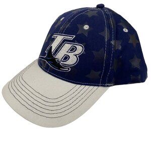 GoMatchUp Tampa Bay Rays TB Rays Stars Star Navy Hat Embroidered Baseball Cap